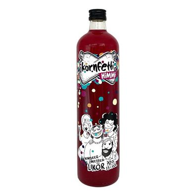 Kornfetti Himmi Himbeer-Limetten Likörl 15% Vol.0,7