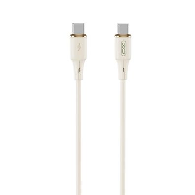 XO Ladekabel / Datenkabel NB-Q261 PD USB-C - USB-C 1m beige 60W