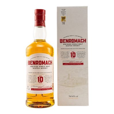 Benromach 10 Jahre Single Malt Scotch Whisky, 43% Vol. 0,7 l
