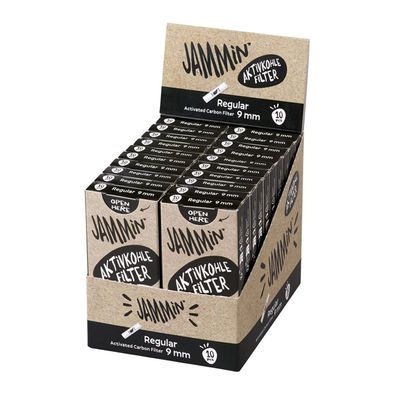 Jammin' Aktivkohlefilter Regular Size 20 Pack à 10 Stück