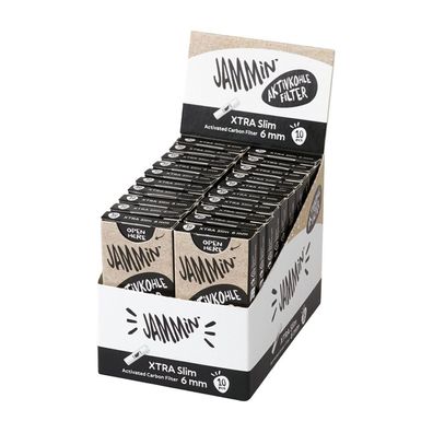 Jammin' Aktivkohlefilter Regular Size 20 Pack à 10 Stück