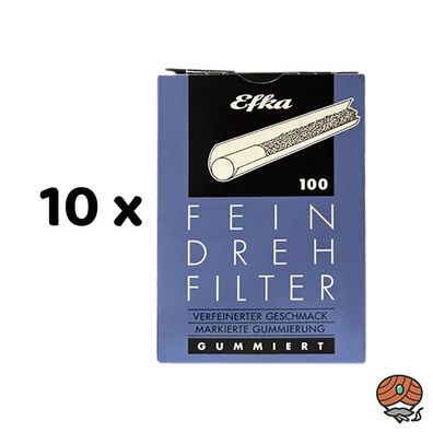 Efka Feinfilter, 10 Packungen à 100 Stück