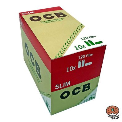 OCB Organic Slim Filter 10x 120 Stück 6mm