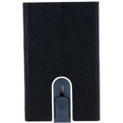 Piquadro Cardholder Black Square Sliding System Black