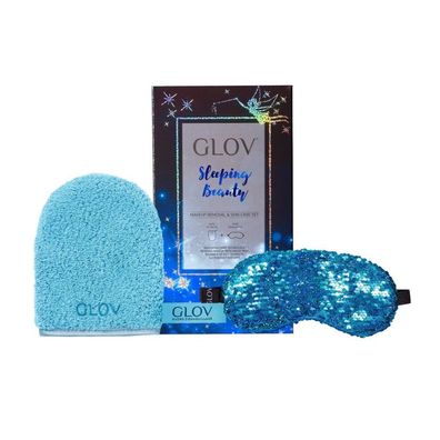 Dornröschen Set : Dornröschen Schlafmaske Blau