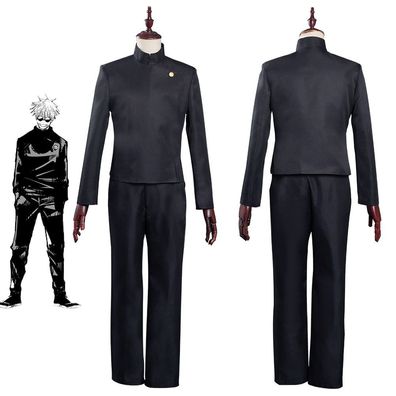 Anime Jujutsu Kaisen Gojo Satoru Cosplay Costume School Uniform Halloween Suit