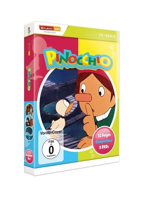Pinocchio TV-Serie - kompl. BOX (DVD) 9DV Min: 1265DDVB 9DVD,