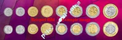 Mexiko / /exico KMS. 1992-2017 Unc. 8 Münzen 6695#