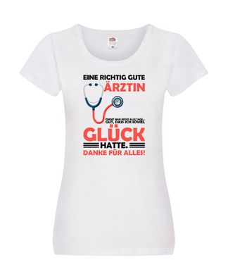 Dankeschön für Ärztin | Arzt Tasse | Danke für Alles vl9 Damen Shirt Weiß