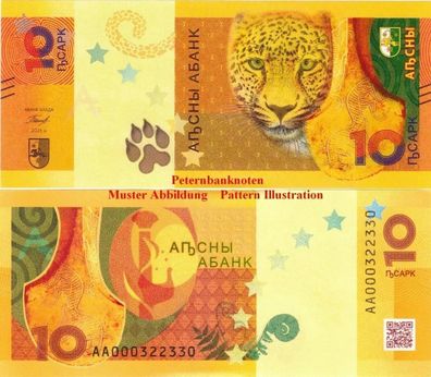 Abchasien Abkhazia 10 Apsar 2024 P New Unc Commemorative 6249#