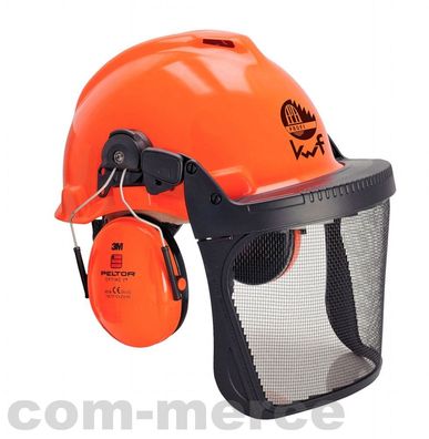 Peltor Forsthelm G 22 D orange Forstschutzhelm Helmset 94-114 / 3M