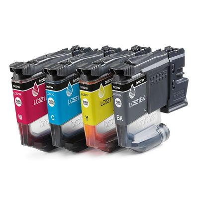 Patrone Brother LC-521VAL Farbtintenset