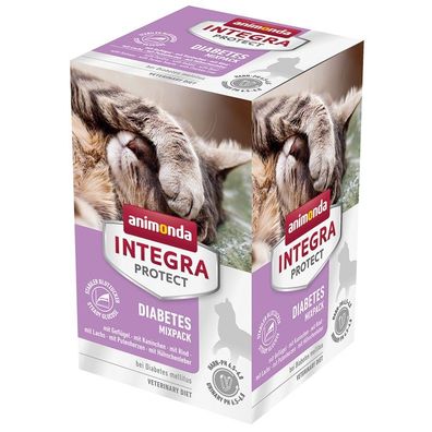 Animonda Integra Protect Adult Diabetes Mix Pack 6 x 100g