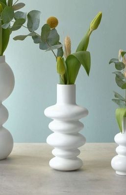 Vase, como, weiß 18 cm