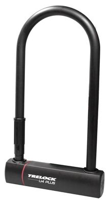 Trelock Bügelschloss mit Halter ZB 401 U4 Plus schwarz 108-230 mm D 14 mm