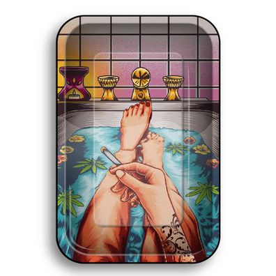 FIRE-FLOW Drehunterlage Small - 420 Bath - Rolling Tray/Stopfunterlage