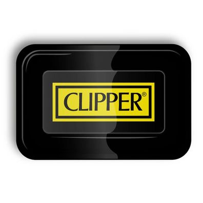 FIRE-FLOW Drehunterlage Small -Clipper Logo Black- Rolling Tray/Stopfunterlage