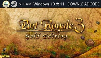 NEU PC Computer Spiel Port Royale 3 Gold für Windows 10 11 STEAM Download Code