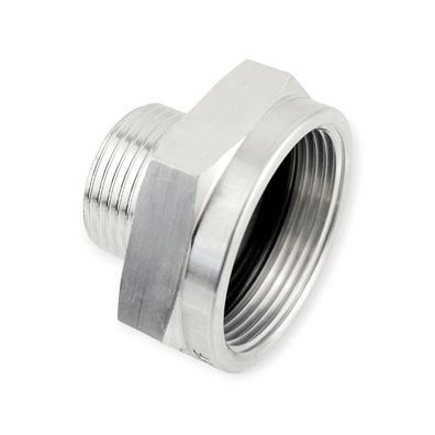 Reduzierung BSPP AG / BSPP IG mit NBR Gewindedichtung - Aluminium, 16 bar / (Größe)