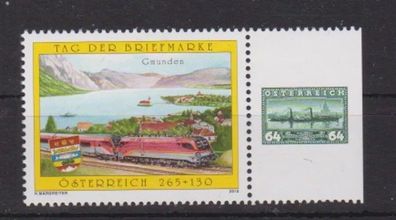 Österreich 2010 postfrisch MiNr. 2887 Tag der Briefmarke Railjet siehe Bild