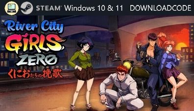 NEU PC Computer Spiel River City Girls Zero für Windows 10 11 STEAM Download Key