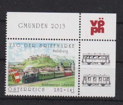 Österreich 2013 postfrisch MiNr. 3087 Salzkammergut-Lokalbahn Tag der Briefmarke