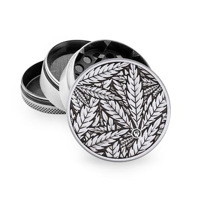 FIRE-FLOW Kräutermühle - Leaves 33, Metall, 50mm, 4-teilig