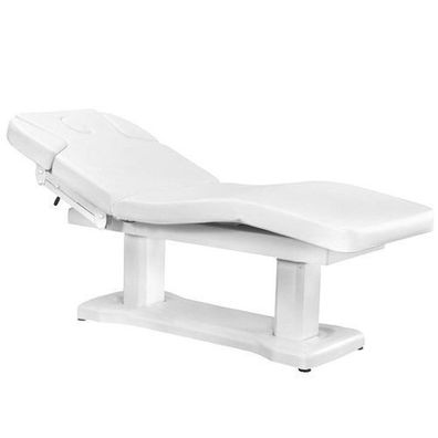 Massageliege Kosmetikliege Behandlungsliege Azzurro 818A 4 Motoren weiss mit Heizung