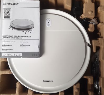 Silvercrest Saugroboter Staubsauger Sensor SSRS A1 mit Fernbedienung