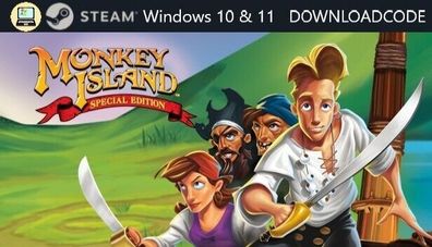 Computer Spiel The Secret of Monkey Island Special Edition Key für STEAM Email