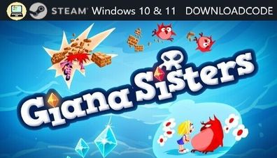 NEU PC Computer Spiel Giana Sisters 2D für Windows 10 11 STEAM Download Code Key
