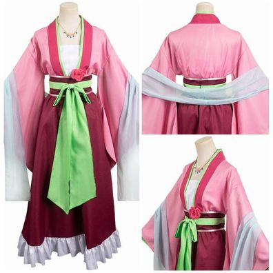 Anime Kusuriya no Hitorigoto Maomao Cosplay Pink Dress Costume Halloween Suit