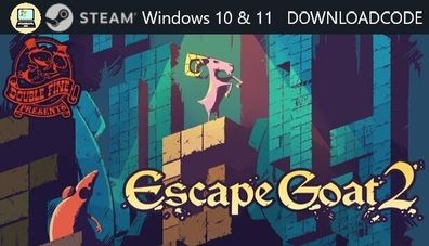NEU PC Computer Spiel Escape Goat 2 für Windows 10 11 STEAM Download Code Game