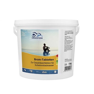Chemoform Brom-Tabletten 20 g Desinfektion ohne Chlor Bromtabletten 5 kg