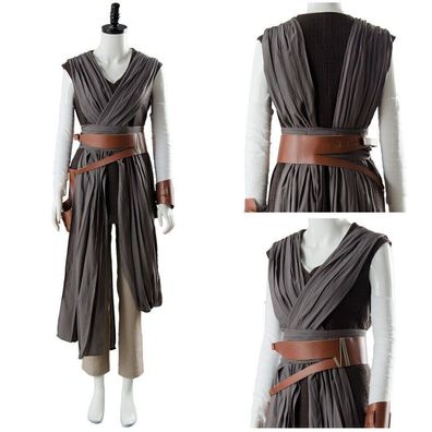 Star Wars 8: he Last Rey Cosplay Kostum Rey Halloween Verkleidung Party Outfits