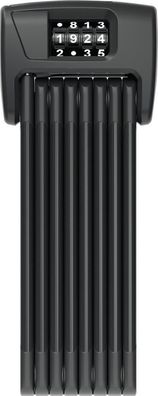 Kombinations-Faltschloss BORDO Combo 6000C/120, Abus, Stahl, L=1.200mm, B=5mm, Halter
