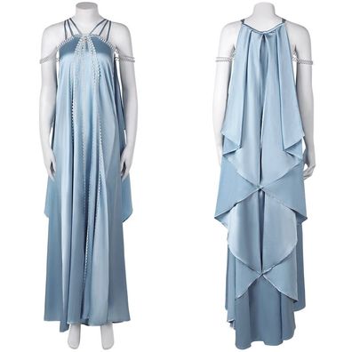 Star Wars Padme Amidala Nachthemd Cosplay Kostum Damen Karneval Party Nacht Rock