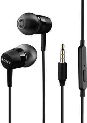 Sony Stereo In-Ear-Kopfhörer Kabelgebunden schwarz Neuware vom DE Händler MH750