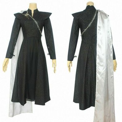 Cosplay Game of Thrones Staffel 7 Daenerys targaryen Damen Kostume Mantel Rock`