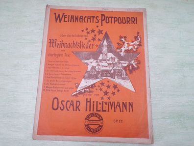 Weihnachts-Potpourri Oscar Hillmann OP22 Edition Europa Erich Meyer Berlin N°18