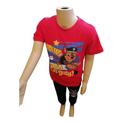 PAW Patrol T-Shirt für Jungen „Off-Duty!“ | Rot 98–128