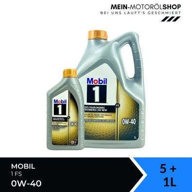 Mobil 1 FS 0W-40 5 + 1 Liter