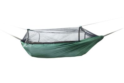 DD Hammocks DD Frontline atmungsaktive Reisehängematte mit Moskitonetz olivgrün