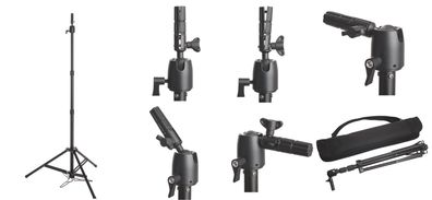 Efalock Übungskopfständer LUXURY TRIPOD schwarz 88 - 165 cm