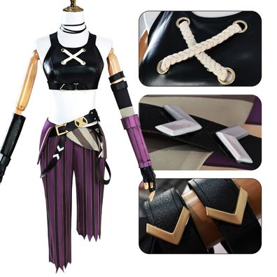 Cosplay Arcane Ranaway Loli Perucken Kostum Halloween Karneval Anzuge Full Set