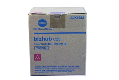 Konica Minolta TNP27M Toner Magenta A0X5353 -A