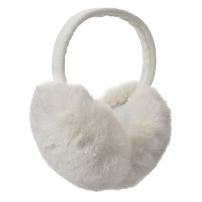 Clayre & Eef Ohrenschützer One Size Weiß Polyester