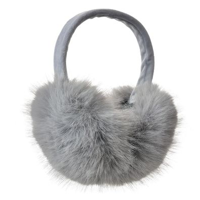Clayre & Eef Ohrenschützer One Size Grau Polyester