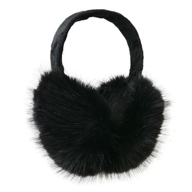 Clayre & Eef Ohrenschützer One Size Schwarz Polyester