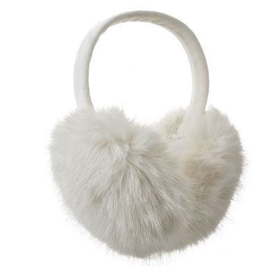 Clayre & Eef Ohrenschützer One Size Weiß Polyester